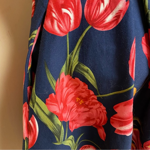 Dolly & Dotty Floral Pleated Swing Dress - Picture 7 of 8